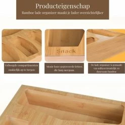 Hete verkoop 🥰 BY JRM Bamboo Lade Organizer En Verdeler Voor Hersluitbare Zakjes - Ladeverdeler - Opbergbakjes ⭐ -Bosch verkoop 550x469 1