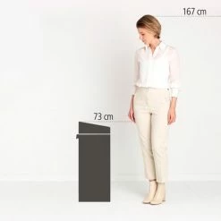 Beste Pirce ⌛ Brabantia Touch Bin Prullenbak - 40 L - Soft Beige 🛒 -Bosch verkoop 550x484 6