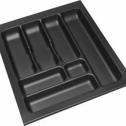 Gloednieuw ✨ Culinorm Storex Bestekbak - Besteklade 44 Cm Breed X 49 Cm Diep - Carbon Black 😉