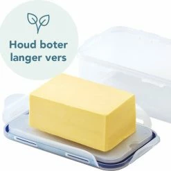 Begroting 🎁 Lock&Lock Botervloot Met Deksel - Set Van 2 Stuks - 460 Ml - Transparant 🥰 -Bosch verkoop 550x488
