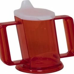 Promo 👏 Almepro Drinkbeker Handycup Met Deksel - Rood 💯
