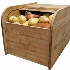 Coupon 🧨 Chefs Cuisine Aardappelbak - Aardappelbak Met Deksel - Voorraadbak Met Deksel - Voorraadpotten - Voor Een Kwaliteitsvolle Opslag Tot 20l 🧨