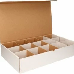 Uitgang 🔥 Bellatio Decorations Kerstballen Opbergbox - Vakjesdoos Voor 15 Kerstballen Van 10 Cm 😀 -Bosch verkoop 550x497 1