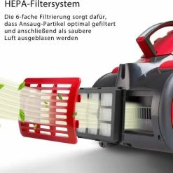Hete verkoop 🎉 Monzana Zakloze Stofzuiger ECO Power Multi Cycloon In Rood 😀 -Bosch verkoop 550x507 5