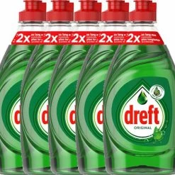 Promo 🌟 Dreft Afwasmiddel Original - 5 X 400ml ❤️