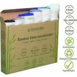 Gloednieuw 🤩 Bamobo 100% Bamboe Poetsdoek [6 Stuks] - Glasdoek, Schoonmaakdoek, Stofdoek, Antibacterieel, Hypoallergeen Schoonmaakdoek - Luxe Doek - Poetsdoek - Vaatdoek - Bamboe - Houtskool - Schoonmaken - Schoonmaak Doek - Ecologische Poetsdoeken - Wasbaar 🔥 -Bosch verkoop 550x512 4