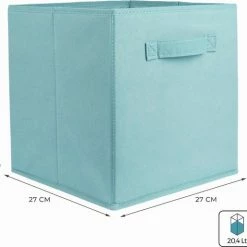 Coupon 🔔 LifeGoods Kast Organizers - 6 Stuks - 20L - Textiel - Blauw 🎁 -Bosch verkoop 550x514 1