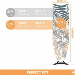 Coupon 🛒 STRIJKPLANKHOES Classic – 130x45 CM – Beschikbaar In Twee Maten - Gemaakt Van 100% Katoen En Uitgerust Met 3MM Schuim – Extra Dampdoorlatend - LaundrySpecialist 😉 -Bosch verkoop 550x516 3