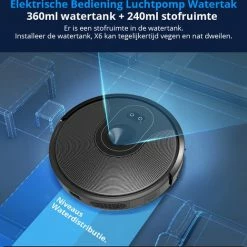 Beste recensies van 🔔 Reinico® - Robotstofzuiger - Robotstofzuiger Met Dweilfunctie - X6 Irobot - Roomba - APP Virtuele Barrière - Breekpunt Continue Reiniging - Reiniging Gebied Tekenen Op Kaart - Zwart - Grootte 330*330*76 Mm - Vuilnisbak 600ml 🌟 -Bosch verkoop 550x519 2