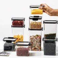 Coupon 💯 Jevaza Voedsel Bewaardozen Set - Opbergdoosjes - 6 Stuks Set - Luchtdicht - Voorraadbussen - Bewaardozen Voedsel - Keukenaccessoires - Opbergen - Voedsel 🎁 -Bosch verkoop 550x520 5