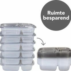 Begroting ❤️ Lock&Lock Meal Prep Bakjes - Diepvriesbakjes - Vershoudbakjes Set Met Deksel - Magnetron Bakjes - Met 3 Compartimenten - Stevig En Herbruikbaar - BPA Vrij - Set Van 6 Stuks - 965ml 💯 -Bosch verkoop 550x527 1