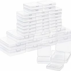 Goedkoop 🎉 Belle Vous Doorzichtig Plastic Opslag Doos Containers Met Gescharnierde Deksels (36 Pak) - Small, Medium & Large Maat Dozen - Stapelbare Mini Bakjes Voor Pillen, Kralen, Sieraden En DIY Items 🔔