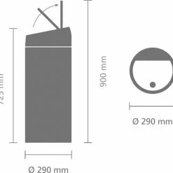 Coupon 🧨 Brabantia Touch Bin Prullenbak - 30 L - Pine Green 🥰 -Bosch verkoop 550x531 1