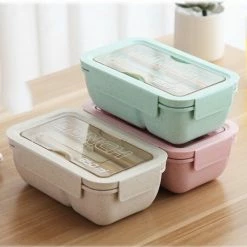 Hete verkoop 👍 BentoBros® Duurzame Bento Box - Broodtrommel - Lunchtrommel - Lunchbox - Lunchset Voor Kinderen - Brooddoos - Duurzaam Hout - Inclusief Bestek - Voor Volwassenen En Kinderen - 0,85 Liter - Geschikt Voor Magnetron, Vriezer En Vaatwasser - Roze 😉