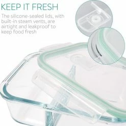 Goedkoop ⌛ Navaris Glazen Vershoudbakjes 3 Stuks - Meal Prep Bakjes Met Deksel - 3x Vershouddoos Van Glas - BPA-vrij - Luchtdicht - Bewaarbakjes In 3 Maten 💯 -Bosch verkoop 550x540 6