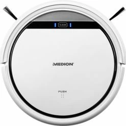 Promo 🧨 MEDION MD18500 - Robotstofzuiger - Tot 90 Min. Bedrijfstijd - Zelfstandig Opladen - Timer ⭐ -Bosch verkoop 550x543 4