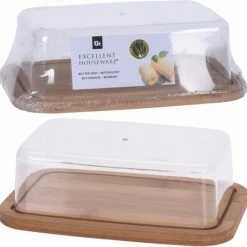 Beste recensies van 👏 Merkloos Botervloot Met Bamboo Deksel 👍