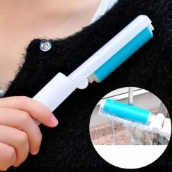 Uitgang 👏 Merkloos Wasbare Reis Kleding Roller - Kleefroller - Haarroller - Stofroller - Pluizenroller Voor Kleren - Portable ❤️