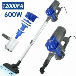 Nieuw 👏 Uten - Steelstofzuiger Met Snoer - Krachtige Zuigkracht - 0.8L Inhoud - Stofzuiger 3 In 1 - Flexibel - Voor,Tapijt,Huisdier Haren - Grijs/blauw 🛒