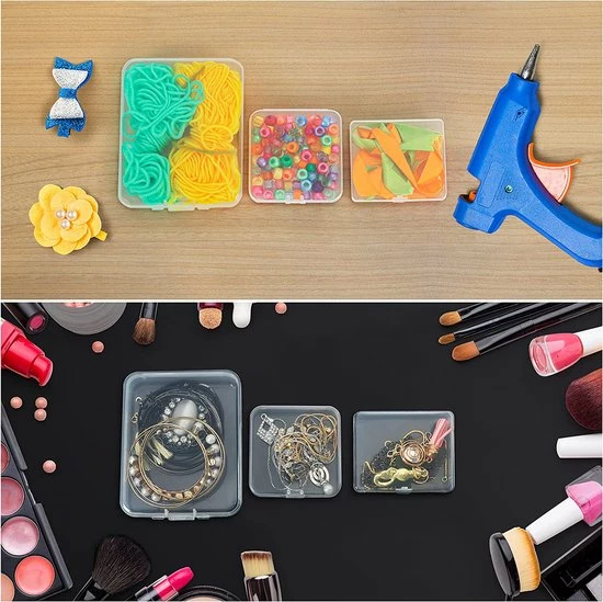 Goedkoop ๐ Belle Vous Doorzichtig Plastic Opslag Doos Containers Met Gescharnierde Deksels (36 Pak) - Small, Medium & Large Maat Dozen - Stapelbare Mini Bakjes Voor Pillen, Kralen, Sieraden En DIY Items ๐ 5 Goedkoop ๐ Belle Vous Doorzichtig Plastic Opslag Doos Containers Met Gescharnierde Deksels (36 Pak) - Small, Medium & Large Maat Dozen - Stapelbare Mini Bakjes Voor Pillen, Kralen, Sieraden En DIY Items ๐ - Afbeelding 5