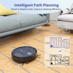 Korting 🔥 Sysperl V41 Robotstofzuiger - Zwart | Met Dweilfunctie + Afstandsbediening - Black Friday 2022 💯 -Bosch verkoop 550x550 102