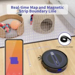 Korting 🔥 Sysperl V41 Robotstofzuiger - Zwart | Met Dweilfunctie + Afstandsbediening - Black Friday 2022 💯 -Bosch verkoop 550x550 104