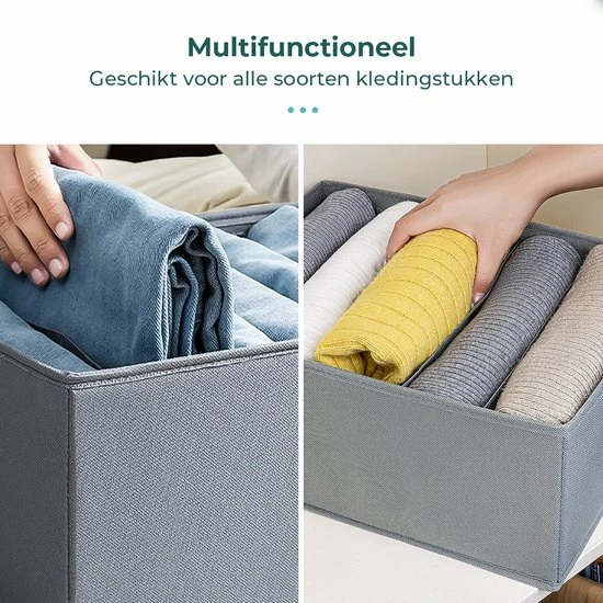 Promo 🔔 Yourganized Kleding Organizer - Kledingkast Organizer - Set Van 2 - Broeken Organizer - 👖 Jeans Organizer - T-shirt Organizer 😉 2 Promo 🔔 Yourganized Kleding Organizer - Kledingkast Organizer - Set Van 2 - Broeken Organizer - 👖 Jeans Organizer - T-shirt Organizer 😉 - Afbeelding 2