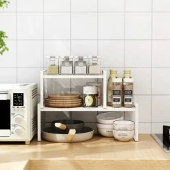 Beste Pirce ⭐ TammaT Keuken Organizers - Aanrecht Organiser - 23,8*40,3* 21 - Gootsteenkast Organizer - Bureau Organizer - Opbergrek - Kruidenrek - Kast Organizer - Badkamer Organizer 😍 -Bosch verkoop 550x550 188