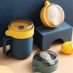 Top 10 😀 Bondoo Soepbeker Magnetron Met Hendel 500ml - Hitte Bestendige Beker - Lunchcontainer - Yoghurt To Go - Soepbeker To Go - Inclusief Lepel/vork 🎉 -Bosch verkoop 550x550 213