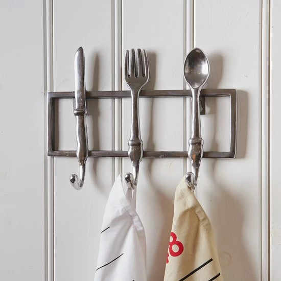 Promo βοΈ Riviera Maison Handdoekhaakjes - Kitchen Cutlery Hook - Zilver π₯ 2 Promo βοΈ Riviera Maison Handdoekhaakjes - Kitchen Cutlery Hook - Zilver π₯ - Afbeelding 2
