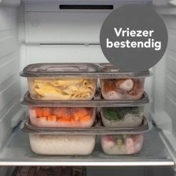 Begroting ❤️ Lock&Lock Meal Prep Bakjes - Diepvriesbakjes - Vershoudbakjes Set Met Deksel - Magnetron Bakjes - Met 3 Compartimenten - Stevig En Herbruikbaar - BPA Vrij - Set Van 6 Stuks - 965ml 💯 -Bosch verkoop 550x550 27