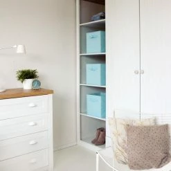 Coupon 🔔 LifeGoods Kast Organizers - 6 Stuks - 20L - Textiel - Blauw 🎁 -Bosch verkoop 550x550 285