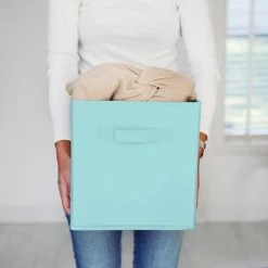 Coupon 🔔 LifeGoods Kast Organizers - 6 Stuks - 20L - Textiel - Blauw 🎁 -Bosch verkoop 550x550 286