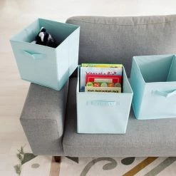 Coupon 🔔 LifeGoods Kast Organizers - 6 Stuks - 20L - Textiel - Blauw 🎁 -Bosch verkoop 550x550 289