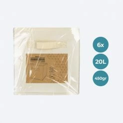 Korting 🌟 LifeGoods Kast Organizers - 6 Stuks - 20L - Textiel - Beige 🔥 -Bosch verkoop 550x550 313