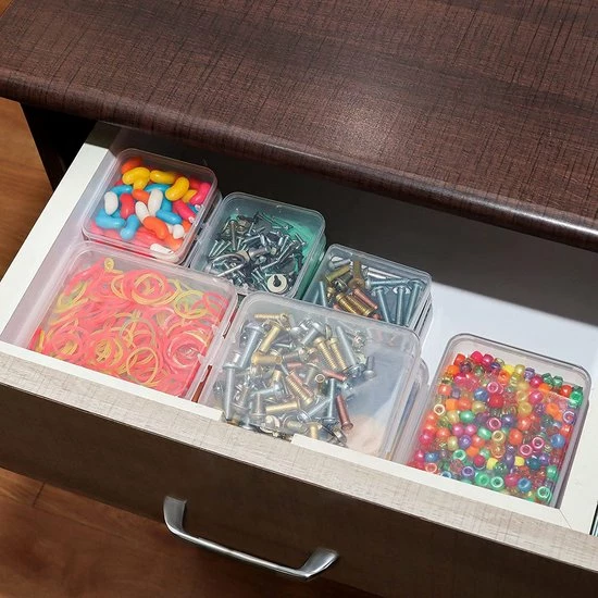 Goedkoop ๐ Belle Vous Doorzichtig Plastic Opslag Doos Containers Met Gescharnierde Deksels (36 Pak) - Small, Medium & Large Maat Dozen - Stapelbare Mini Bakjes Voor Pillen, Kralen, Sieraden En DIY Items ๐ 6 Goedkoop ๐ Belle Vous Doorzichtig Plastic Opslag Doos Containers Met Gescharnierde Deksels (36 Pak) - Small, Medium & Large Maat Dozen - Stapelbare Mini Bakjes Voor Pillen, Kralen, Sieraden En DIY Items ๐ - Afbeelding 6