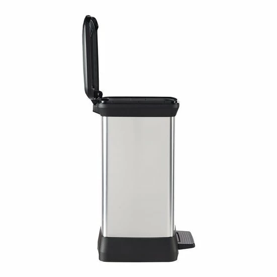 Aanbiedingen 🔔 Curver Decobin Prullenbak - Rechthoekig - 30L - Metallic - Recycled Kunststof ⌛ 6 Aanbiedingen 🔔 Curver Decobin Prullenbak - Rechthoekig - 30L - Metallic - Recycled Kunststof ⌛ - Afbeelding 6