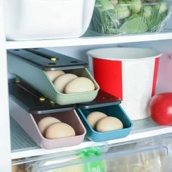 Kopen ⌛ Nizami Goods Nizami Eierdoos - Koelkast Organizer - Eierhouder - Datum Indicator - Stapelbaar - Groen 🔔 -Bosch verkoop 550x550 357