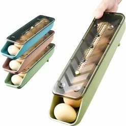 Kopen ⌛ Nizami Goods Nizami Eierdoos - Koelkast Organizer - Eierhouder - Datum Indicator - Stapelbaar - Groen 🔔 -Bosch verkoop 550x550 359