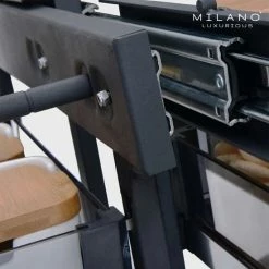 Flash-uitverkoop 😍 Milano Luxurious® Magic Corner - Hoek Keukenkast Organizer- Uitschuiflades - 4 Plateaus, 2 Levels - 48 X 87 X 58 Cm - Deurbreedte 40 Cm – Antraciet 🛒 -Bosch verkoop 550x550 376