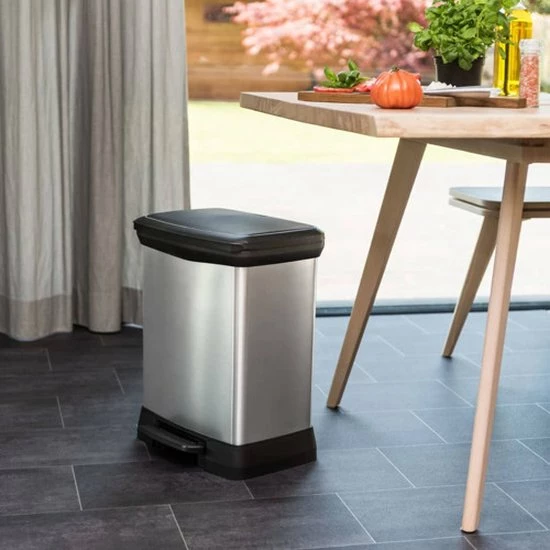 Aanbiedingen 🔔 Curver Decobin Prullenbak - Rechthoekig - 30L - Metallic - Recycled Kunststof ⌛ 14 Aanbiedingen 🔔 Curver Decobin Prullenbak - Rechthoekig - 30L - Metallic - Recycled Kunststof ⌛ - Afbeelding 14