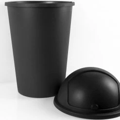 Beste Pirce 👍 2x Deuba Prullenbak Afvalscheiding 50 L Zwart Schuifdeksel Vuilniszakken 😀 -Bosch verkoop 550x550 411