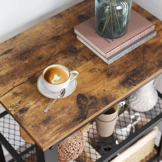 Beste recensies van 😉 Merkloos Serveerwagen, Keukentrolley, Trolley, Keukenplank Op 4 Wielen, Stalen Frame, 3 Planken, Voor Keuken En Woonkamer, Industrieel Design, Vintage Bruinzwart LRC78X 🎉 5 Beste recensies van 😉 Merkloos Serveerwagen, Keukentrolley, Trolley, Keukenplank Op 4 Wielen, Stalen Frame, 3 Planken, Voor Keuken En Woonkamer, Industrieel Design, Vintage Bruinzwart LRC78X 🎉 - Afbeelding 5