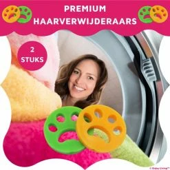Goedkoopste ⌛ Enjoy Living 2 Stuks - Premium Haarverwijderaar Voor Huisdieren - Pluizenverwijderaar - Hondenhaar & Kattenhaar Verwijderen - Wasmachine - Dierenhaar – Ontpluizer - Huisdierhaar Verwijderaar 😀
