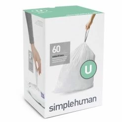 Goedkoop 😀 Simplehuman Afvalzakken Code U - 55-80 Liter - 60 Stuks 😍