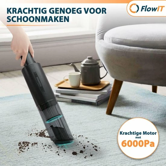 Beste recensies van ❤️ FlowIT Draadloze Handstofzuiger - Kruimelzuiger Met HEPA Filter - Zwart ✔️ 6 Beste recensies van ❤️ FlowIT Draadloze Handstofzuiger - Kruimelzuiger Met HEPA Filter - Zwart ✔️ - Afbeelding 6