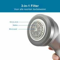 Begroting ❤️ PureGoods Elektrische Pluizenverwijderaar – Ontpluizer - Pluizenroller - Draadloos - 90 Minuten Non-stop Gebruiken - Grijs ✔️ -Bosch verkoop 550x550 51