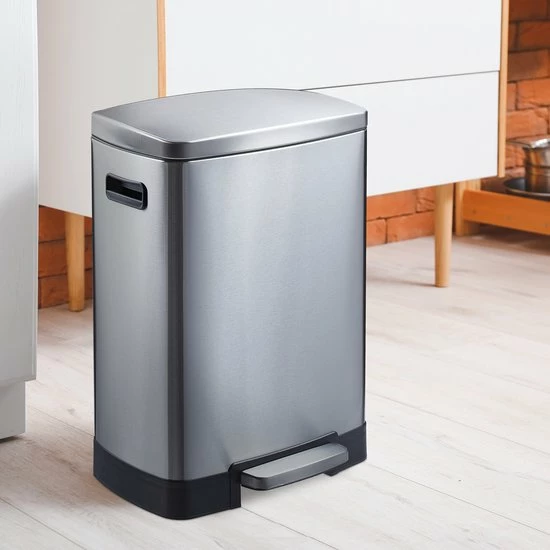 Begroting β¨ Relaxdays Pedaalemmer 50 Liter - Keuken Afvalbak - Prullenbak - Soft-close - Zwart/zilver π 9 Begroting β¨ Relaxdays Pedaalemmer 50 Liter - Keuken Afvalbak - Prullenbak - Soft-close - Zwart/zilver π - Afbeelding 9