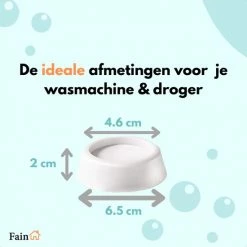 Goedkoopste ✨ Fain - Trillingsdempers Wasmachine – Set Van 4 Stuks – Wit - Voetjes Wasmachine & Droger - Wasmachine Demper – Anti Trillings / Vibratie Dempers Pads – Antislip Rubber – Trillingsmat – Antislipmat - Extra Dik 🤩 -Bosch verkoop 550x550 556