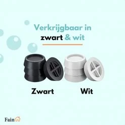 Goedkoopste ✨ Fain - Trillingsdempers Wasmachine – Set Van 4 Stuks – Wit - Voetjes Wasmachine & Droger - Wasmachine Demper – Anti Trillings / Vibratie Dempers Pads – Antislip Rubber – Trillingsmat – Antislipmat - Extra Dik 🤩 -Bosch verkoop 550x550 557